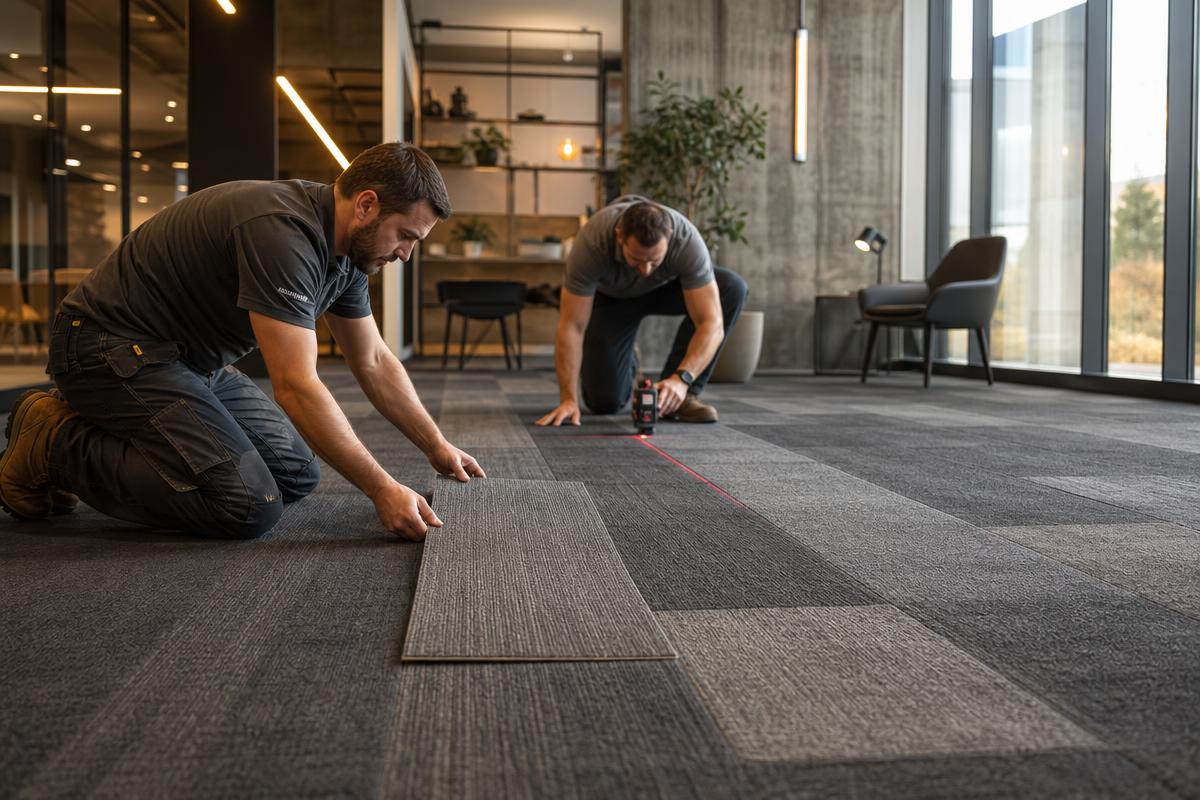 Carpet Plank Installation by Echelon Installers