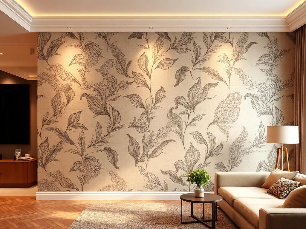 Wallpaper Installation in progress by Echelon Installers — professional installation crew at work